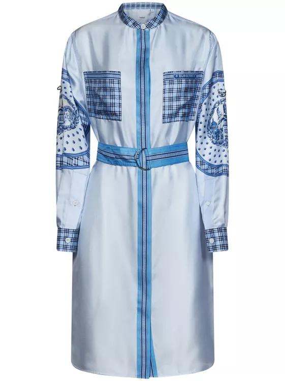 Burberry store blue dress