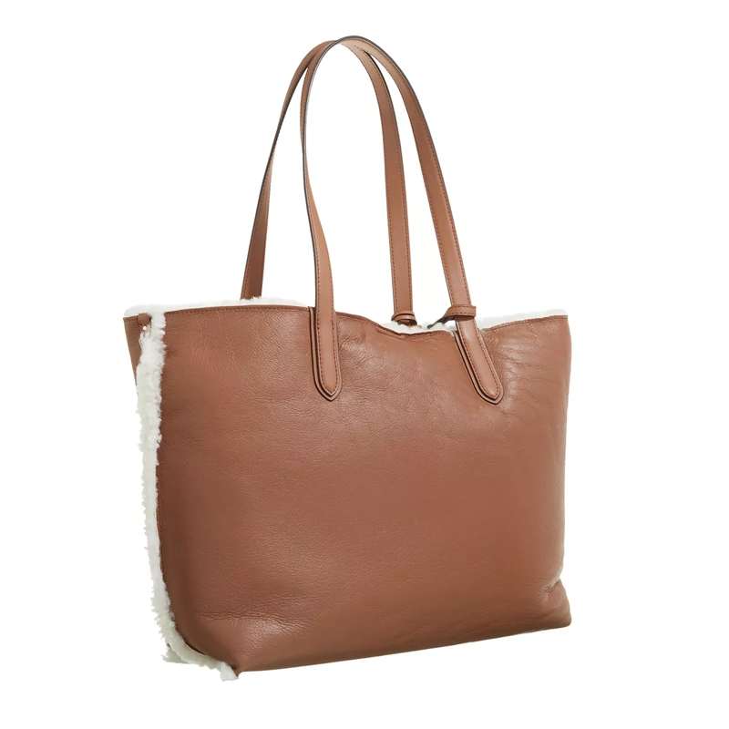 MICHAEL Michael Kors Shopper Eliza Xl Ew Revrsble Pckt Tote Nat/Lugg(Image 3)