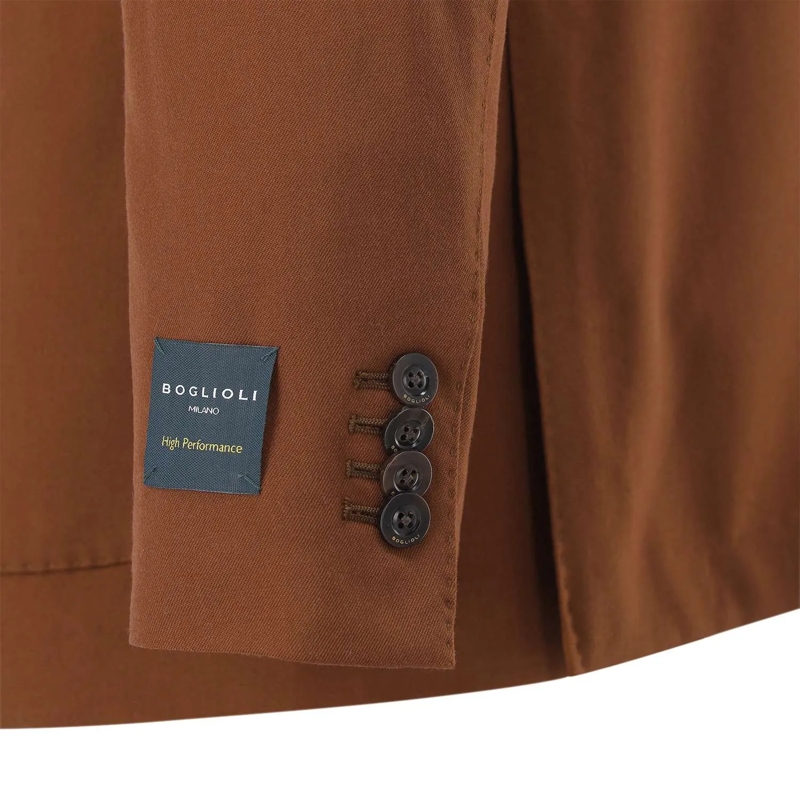 Boglioli Anzugjacke Sakko aus Schurwolle braun(Image 4)