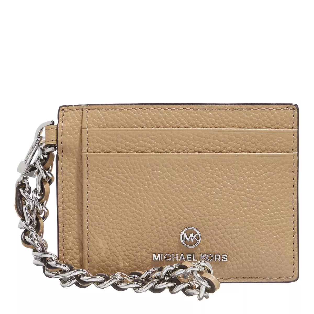 Michael Kors Portemonnaie - Sm Id Chn Card Holder - Gr. unisize - in Beige - für Damen