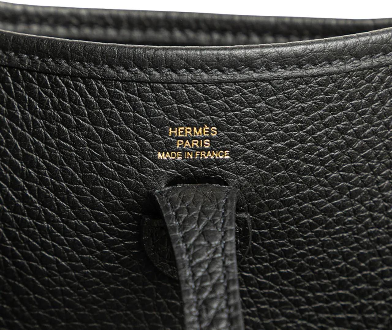 Thumbnail - Hermès Hobo Bags - Clemence Evelyne TPM - Gr. unisize - in Schwarz - für Damen