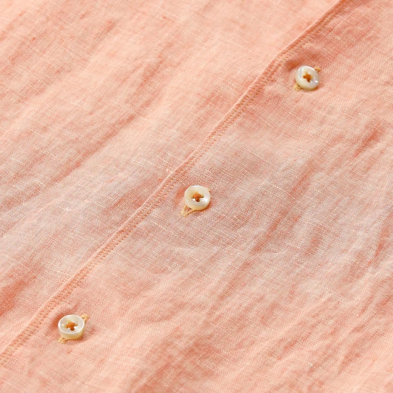 STENSTRÖMS Hemd Slimline Leinenhemd orange(Image 14)