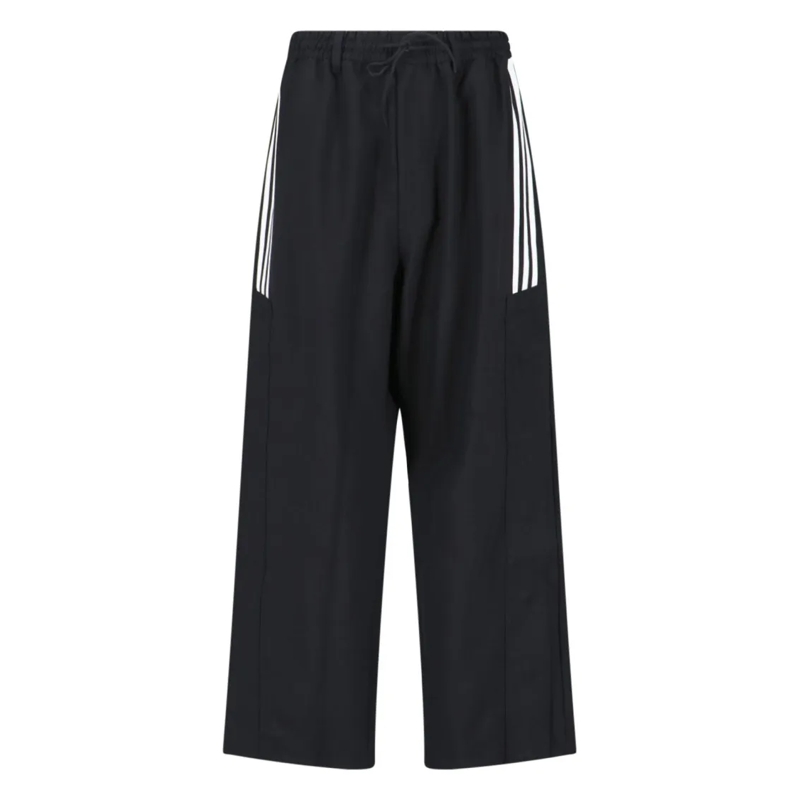 Y-3 Jogginghose Track Pants In Recycled Black Fabric, Elasticated  Black