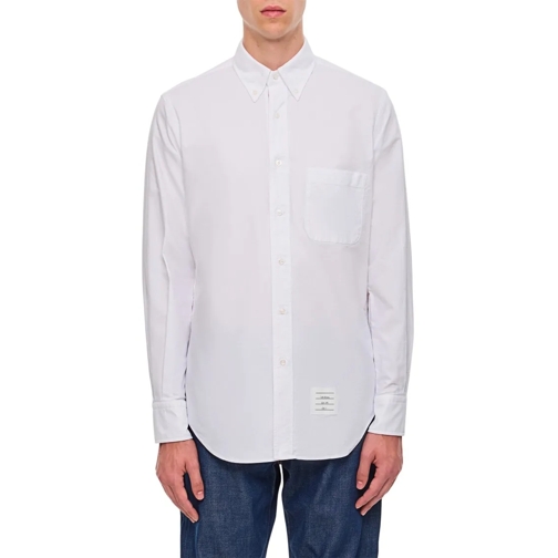 Thom Browne Hemden Classic Cotton Shirt White