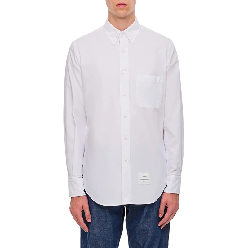 Thom Browne Chemise Classic Cotton Shirt White