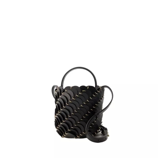 Paco Rabanne Small Paco Bucket Bag - Leather - Black Black Sac à bandoulière