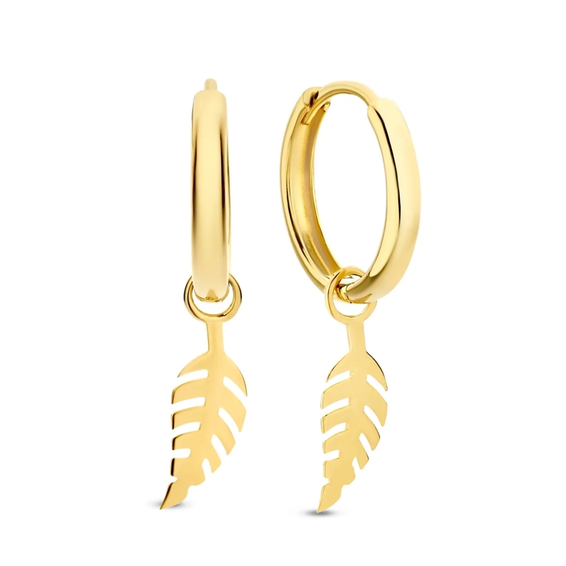 Isabel Bernard Créoles Monceau Giselle 585 Gold Ohrringe Gold