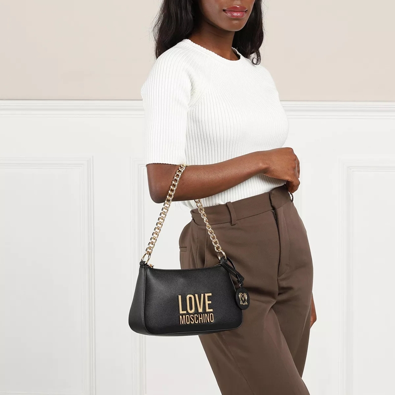 Love Moschino Sac à bandoulière Love Lettering Nero(Image 2)