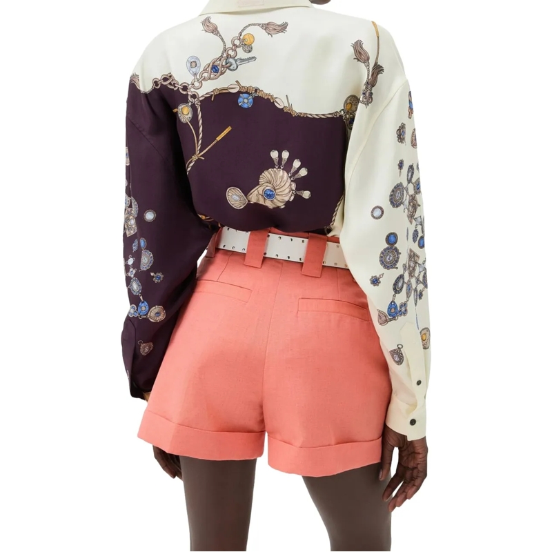 Versace Bluse Shirts White mehrfarbig(Image 3)