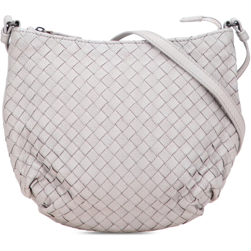 Bottega Veneta Schultertasche Cervo Intrecciato Crossbody lila