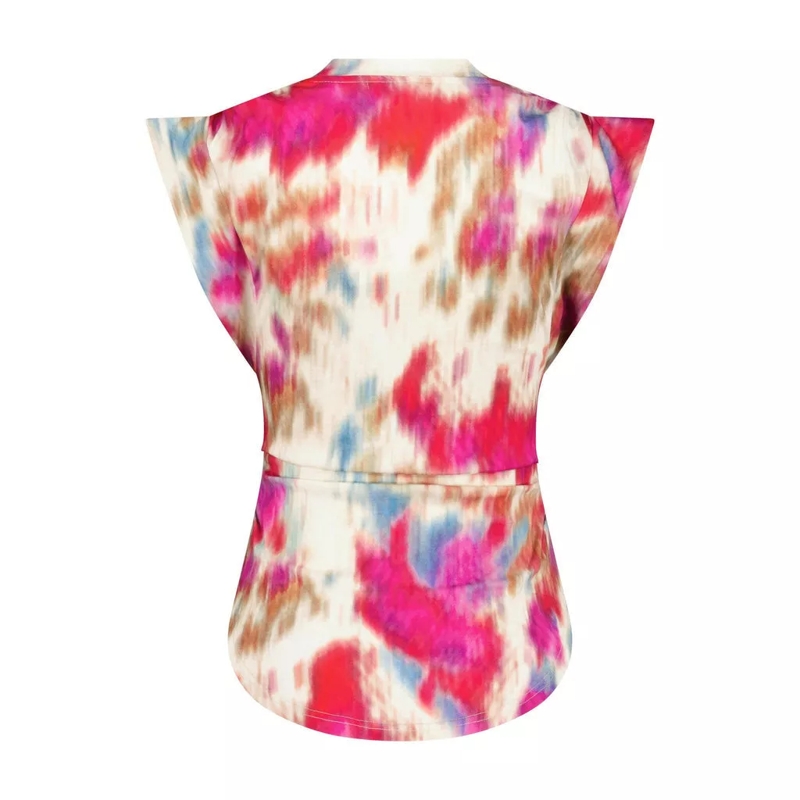 Isabel Marant  Top Zilen mit abtraktem Muster Multicolor(Image 2)