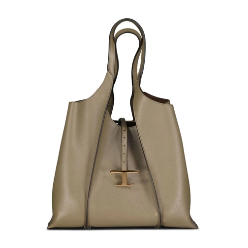 Tod's Shopping Bag T Timeless Graugrün Tote