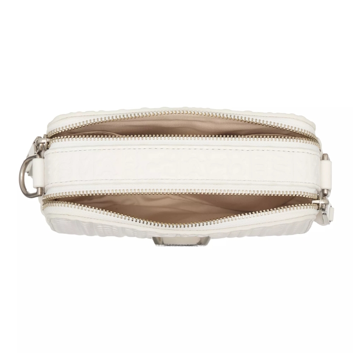 Marc Jacobs The Monogram Debossed Snapshot White | Camera Bag