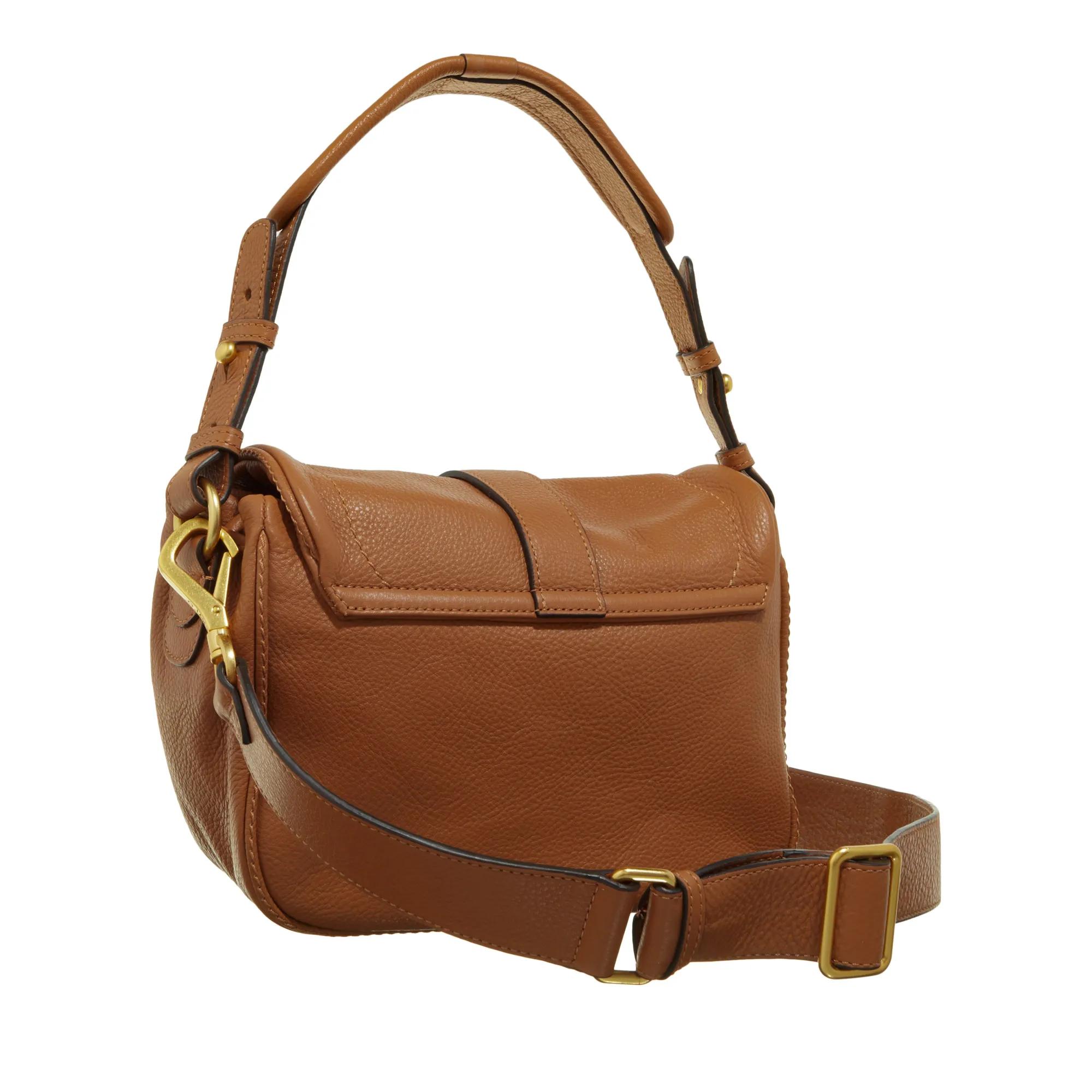 abro Crossbody bags Schultertasche Star Saddle Cuoio in bruin