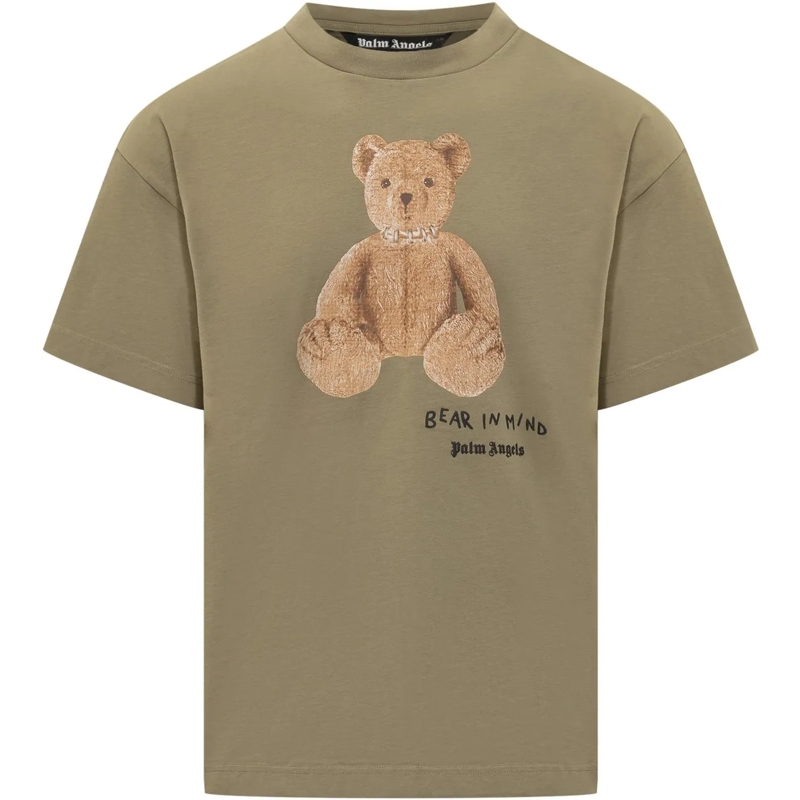 Palm Angels T-shirt Palm Angels T-Shirt Bear In Mind grün