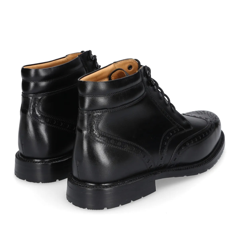 Heinrich Dinkelacker Stiefel Schnürboots Buda Full Brogue BC schwarz(Image 3)