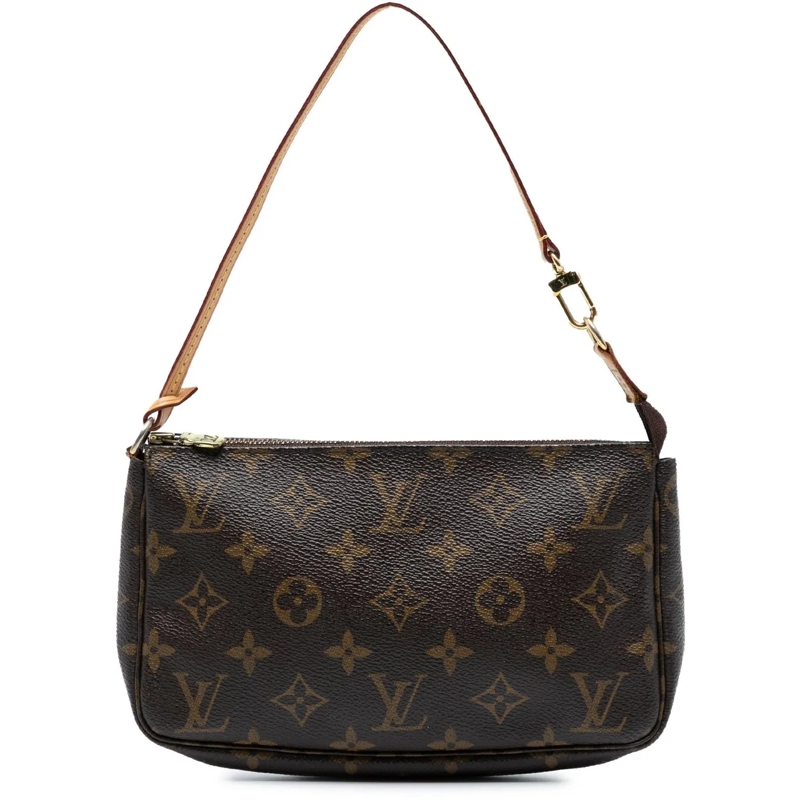 Louis Vuitton Schultertasche Monogram Pochette Accessoires braun