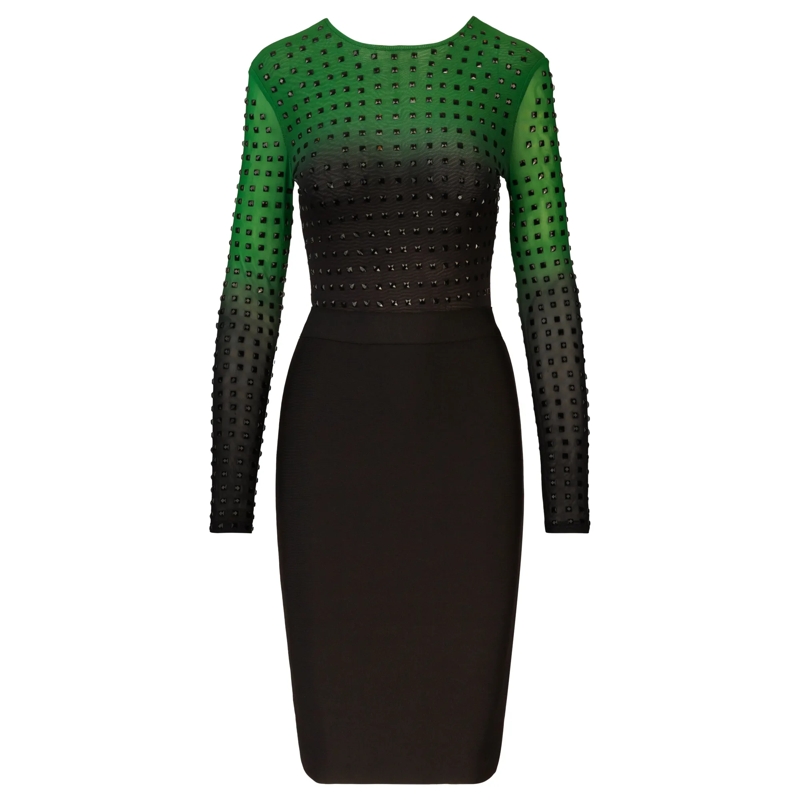 Kraimod Midikleid Bandagekleid grün