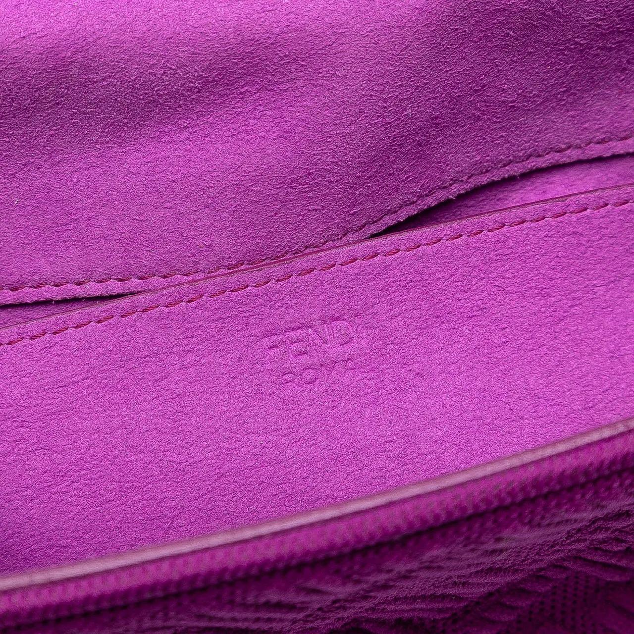 Thumbnail - Fendi Hobo Bags - Zucca Embossed Technical Fabric Chain Midi Baguett - Gr. unisize - in Orange - für Damen