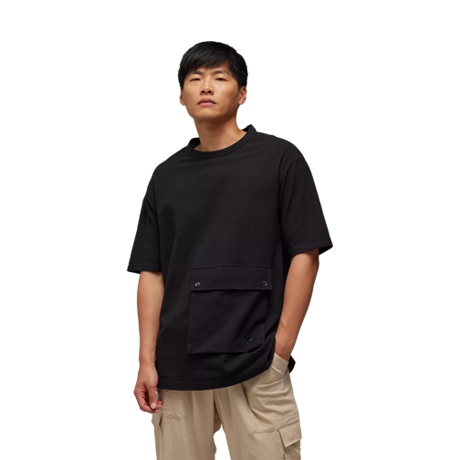 Y-3 T-Shirt mit aufgesetzter Tasche black  black 