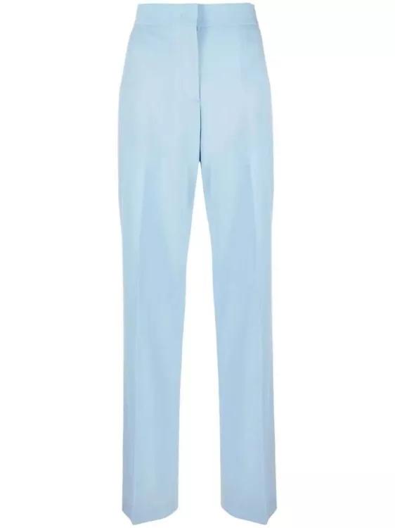 MSGM - High-Waisted Virgin Wool Trousers - Größe 40 - blue