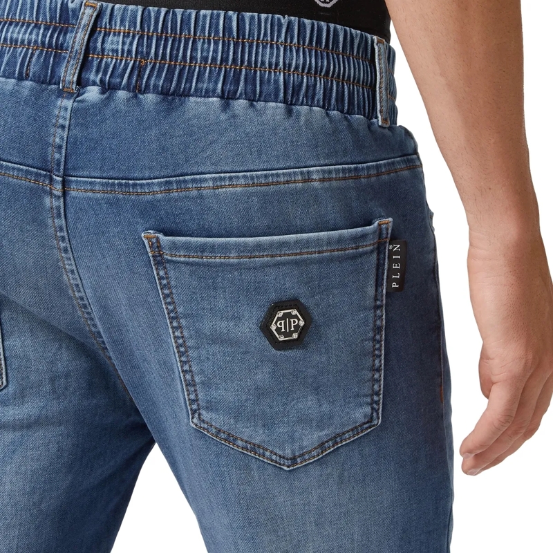 Philipp Plein Tapered-Jeans Jeans dunkel-blau(Image 5)