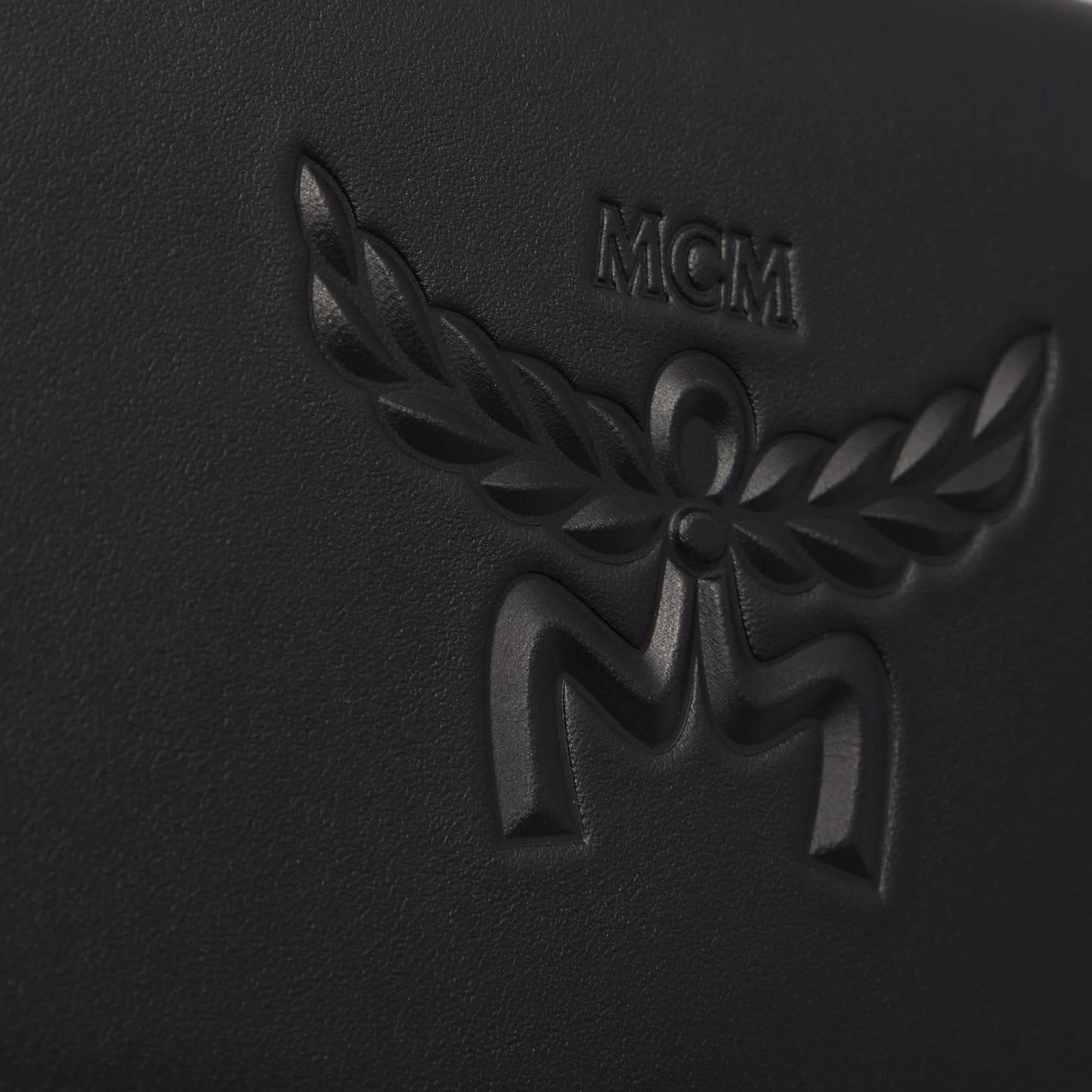MCM Pochettes Himmel Leather Woc Large in zwart