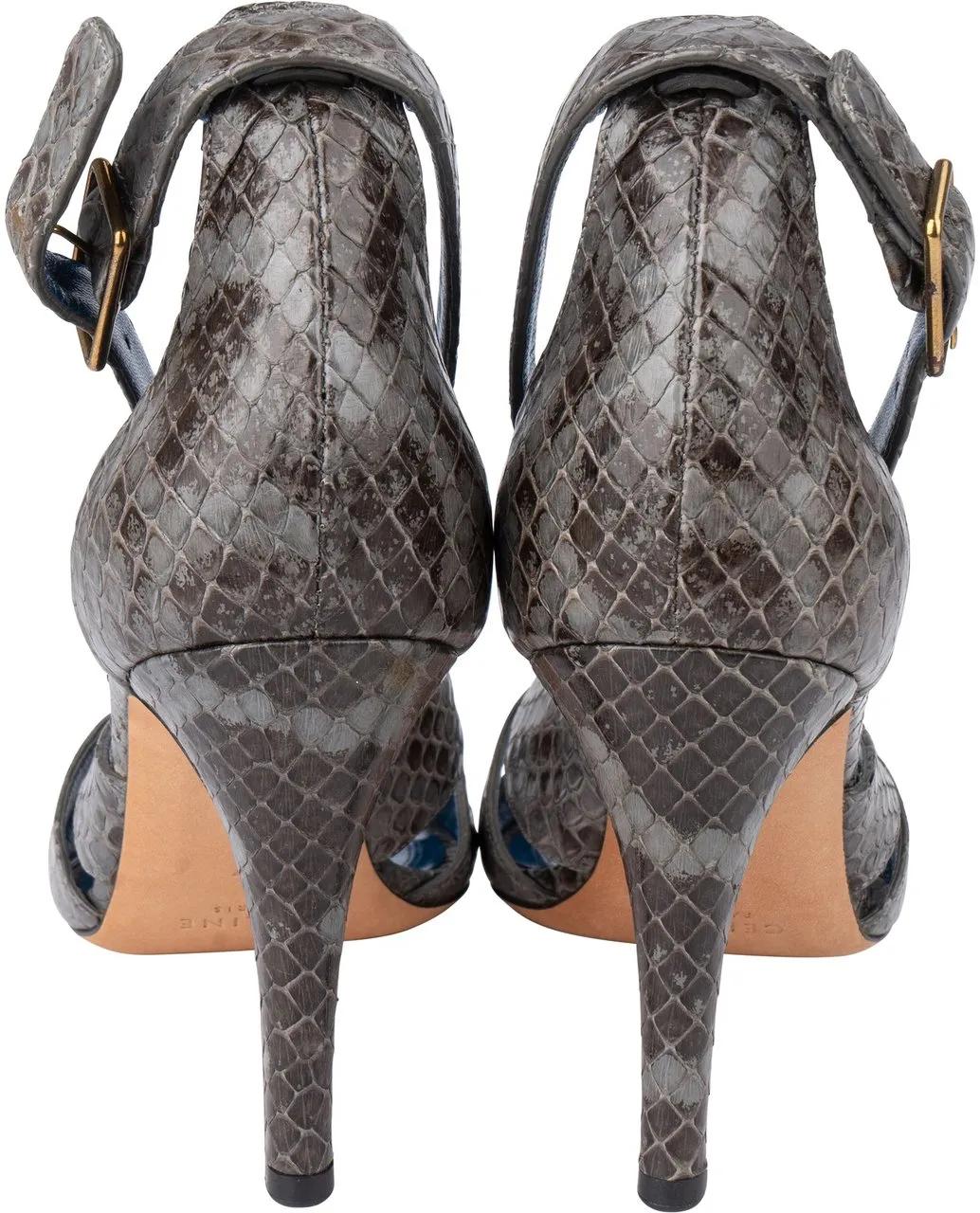 Thumbnail - Celine Hohe Schuhe - Celine Exotic Python Spartiates Heels (37) - Gr. ONE_SIZE - in Bunt - für Damen
