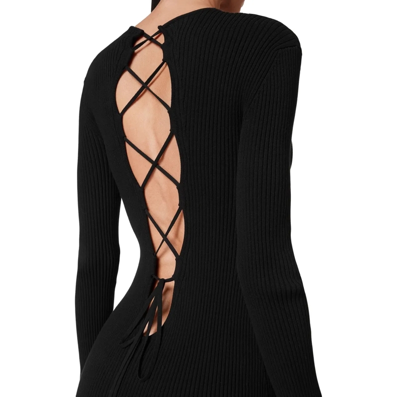 Philipp Plein Strickkleid Strickkleid beige(Image 4)