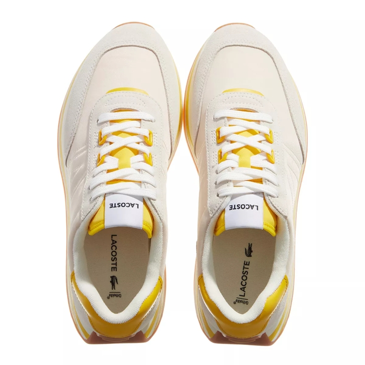 Yellow lacoste hot sale shoes