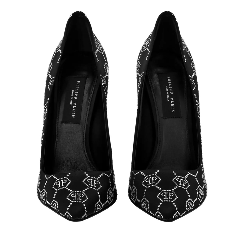 Philipp Plein Pumps Pumpen Monogram Mit Schmucksteinen schwarz(Image 5)