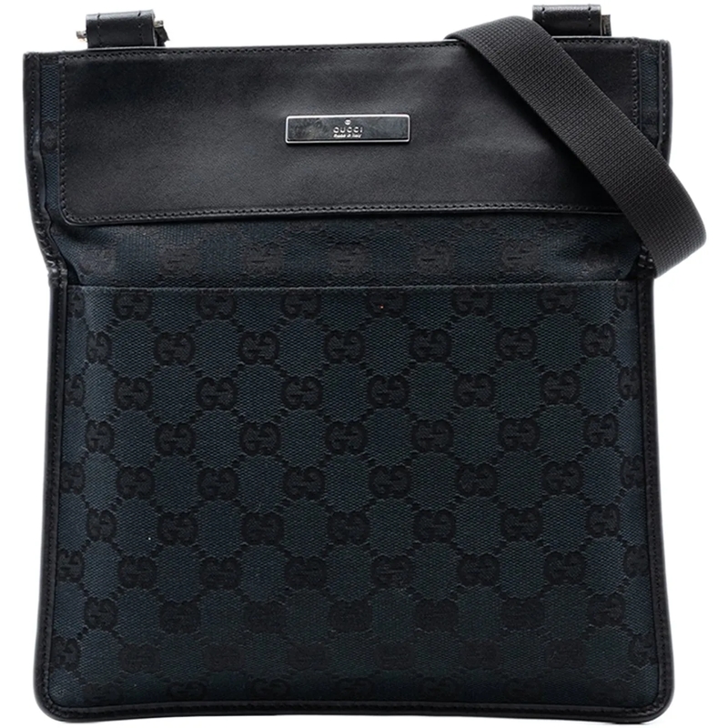 Gucci Schultertasche GG Canvas Crossbody blau