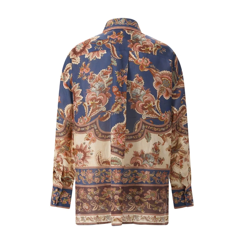 Zimmermann Bluse Bluse aus Seide blau(Image 3)