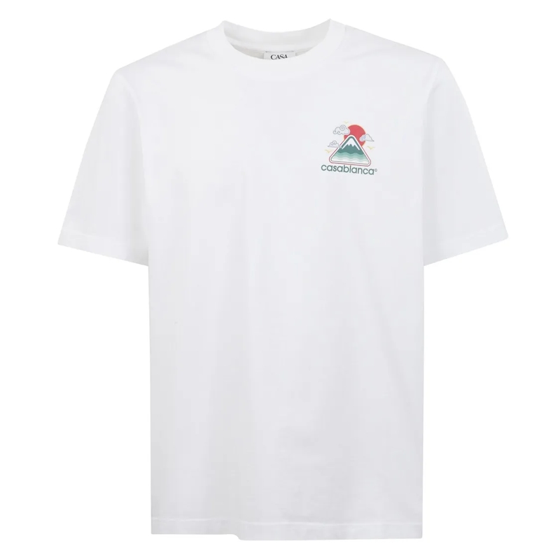 Casablanca T-Shirt Front Logo T-Shirt White