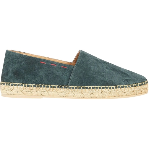 Kiton Low-Top Sneaker A048 Espadrilles Green grün