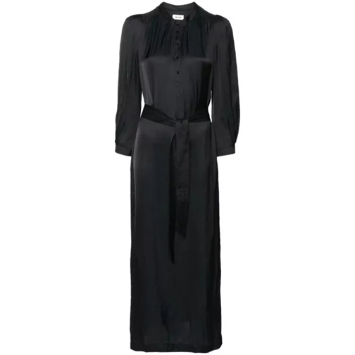 Zadig & Voltaire Ritchil Satin-Weave Maxi Dress Black 