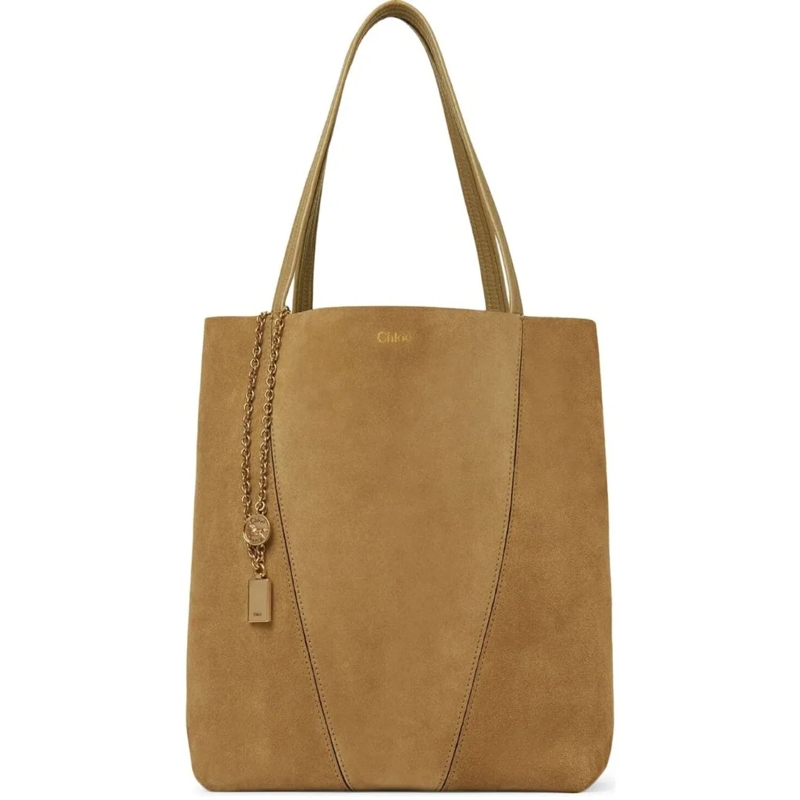 Chloé Shopper Bags Kaki braun