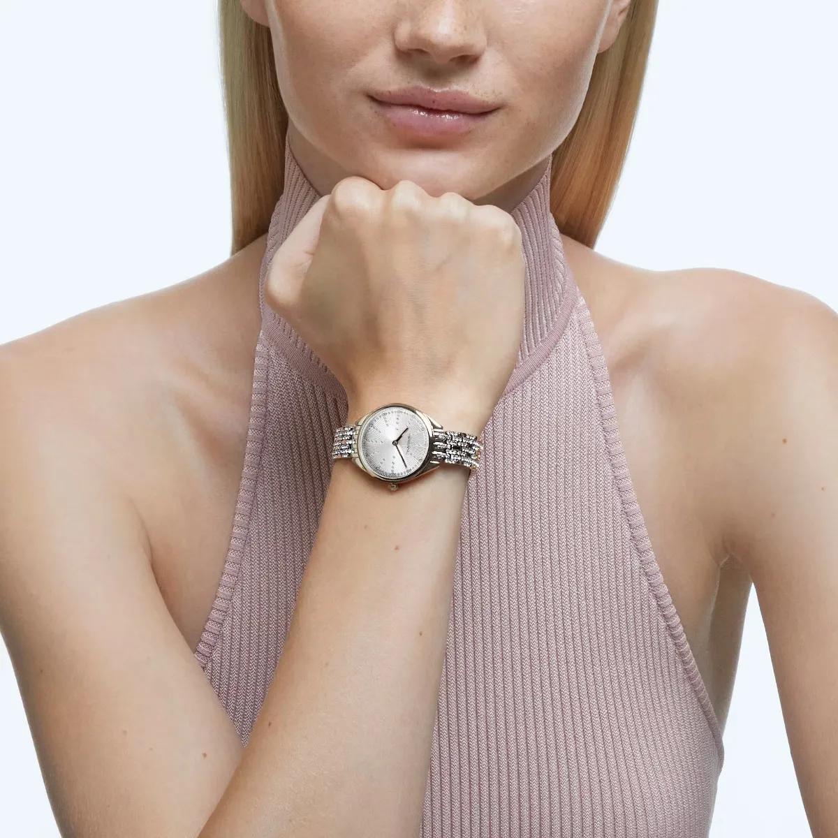 Thumbnail - Swarovski Uhr - Attract Swiss Made Pavé - Gr. unisize - in Gold - für Damen