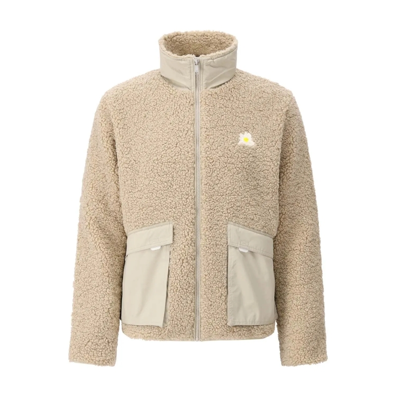 Autry International Overgangsjas Teddyfell Jacke Beige