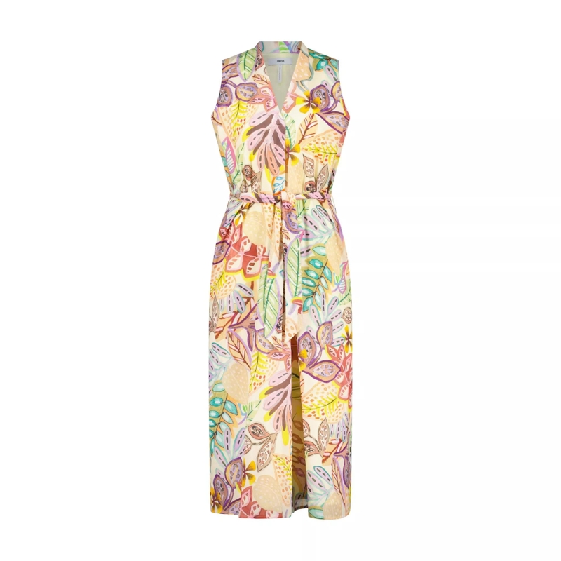 Cinque  A-Linien-Kleid mit Blumenprint 47702413115738 Multicolor