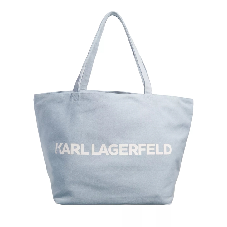 Karl Lagerfeld K Essential Logo Shopper Arctic Blue Shopping Bag