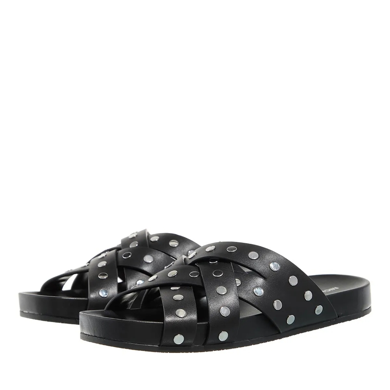 MICHAEL Michael Kors Slides Irene Flat Sandal Black(Image 3)