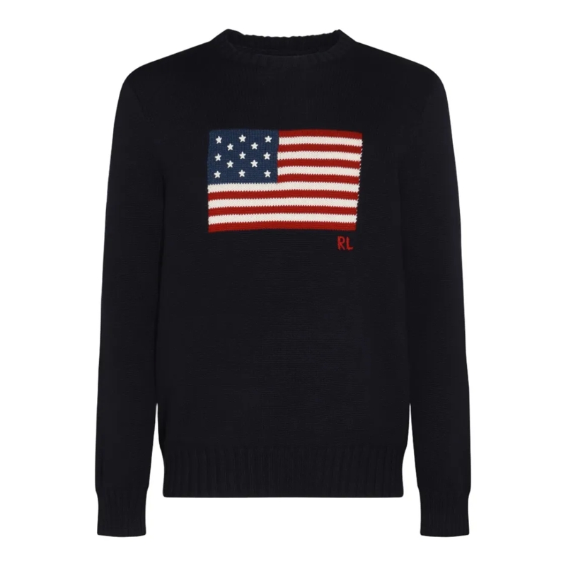 Polo Ralph Lauren Pullover Classic Comfortable Sweater Black