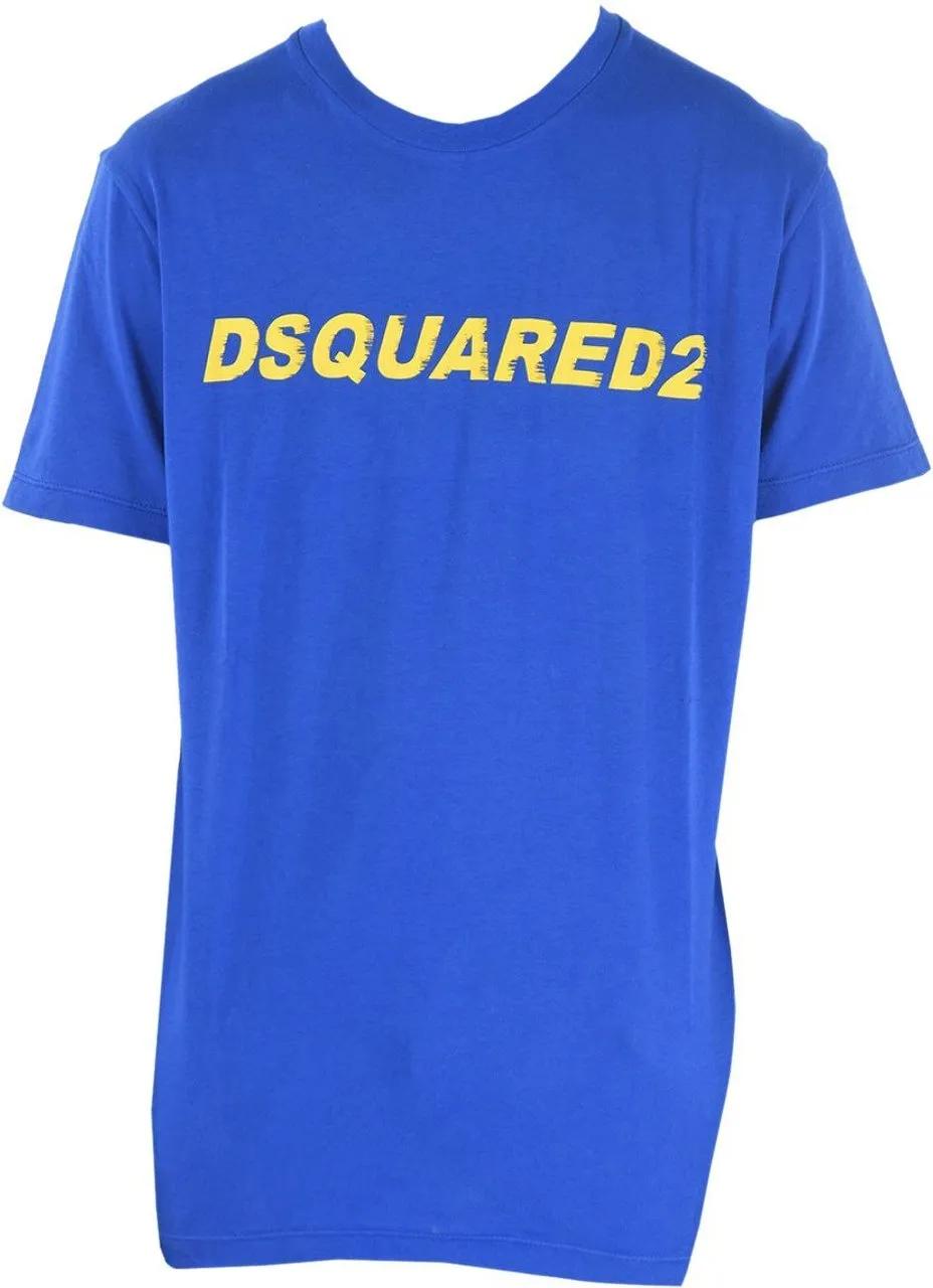 Thumbnail - Dsquared2 - Cool Fit Logo Printed T-shirt - Größe L - blue