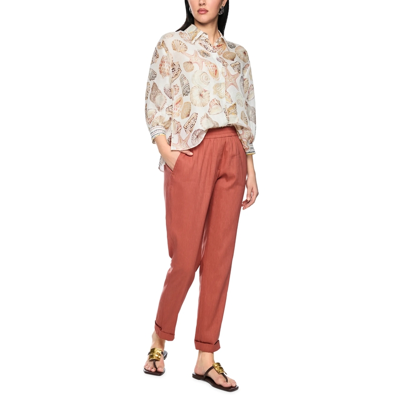 Marc Cain Pantalon en tissu Hose RHODOS etruscan red(Image 2)