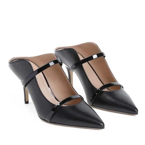 Malone Souliers Maureen 70 Nappa Leather Pumps Black Tacchi