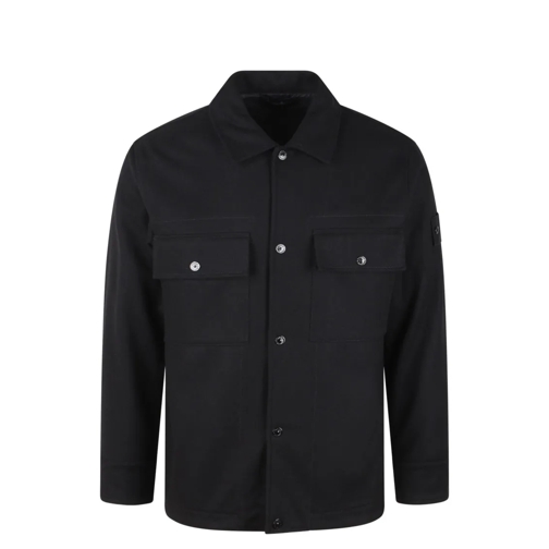 Stone Island Lined Overshirt Black Övergångsjacka