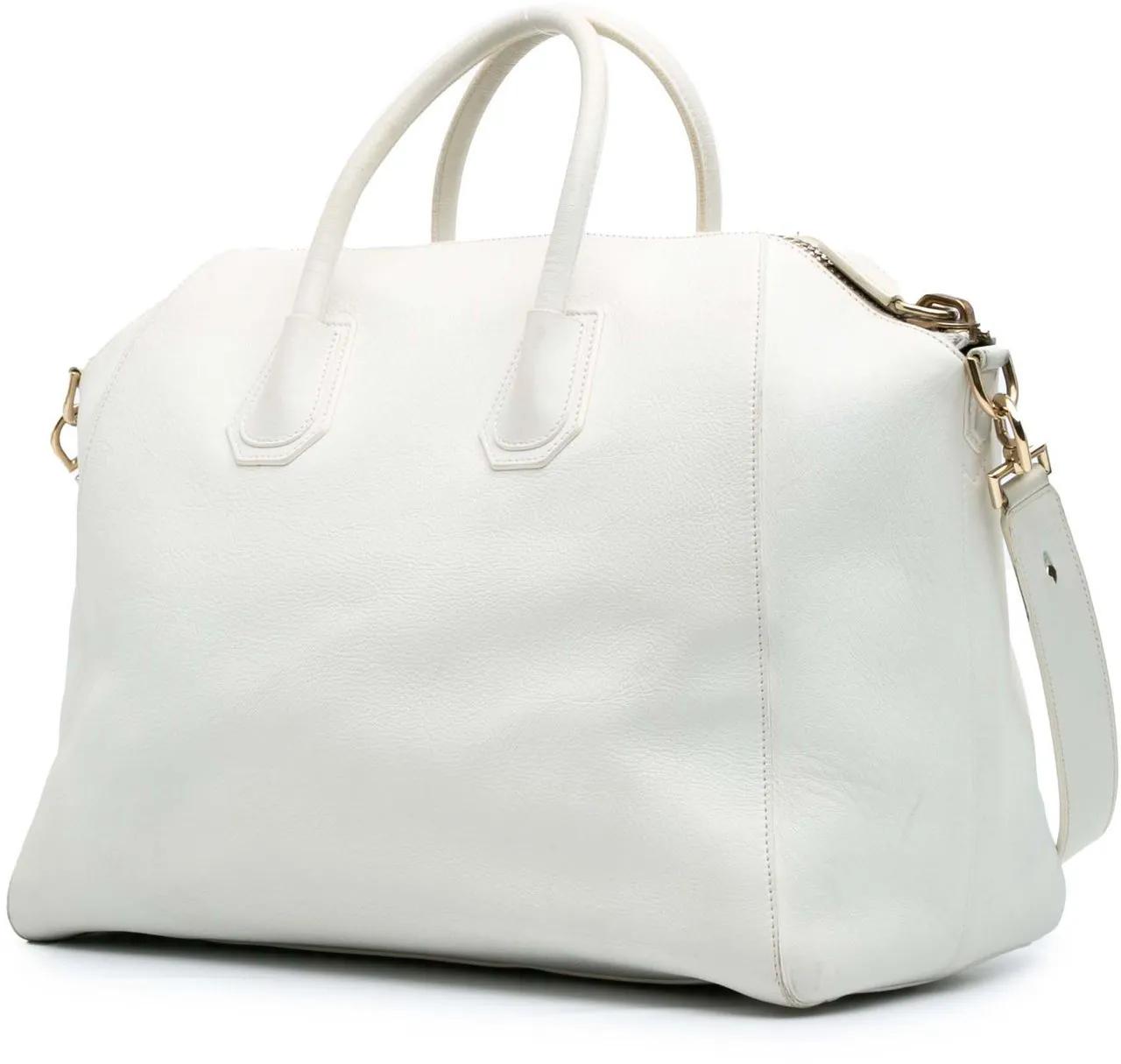 Thumbnail - Givenchy Hobo Bags - Large Leather Antigona Satchel - Gr. unisize - in Weiß - für Damen
