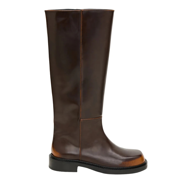 Dorothee Schumacher Laarzen VINTAGE SHINE tall boot brown brush off