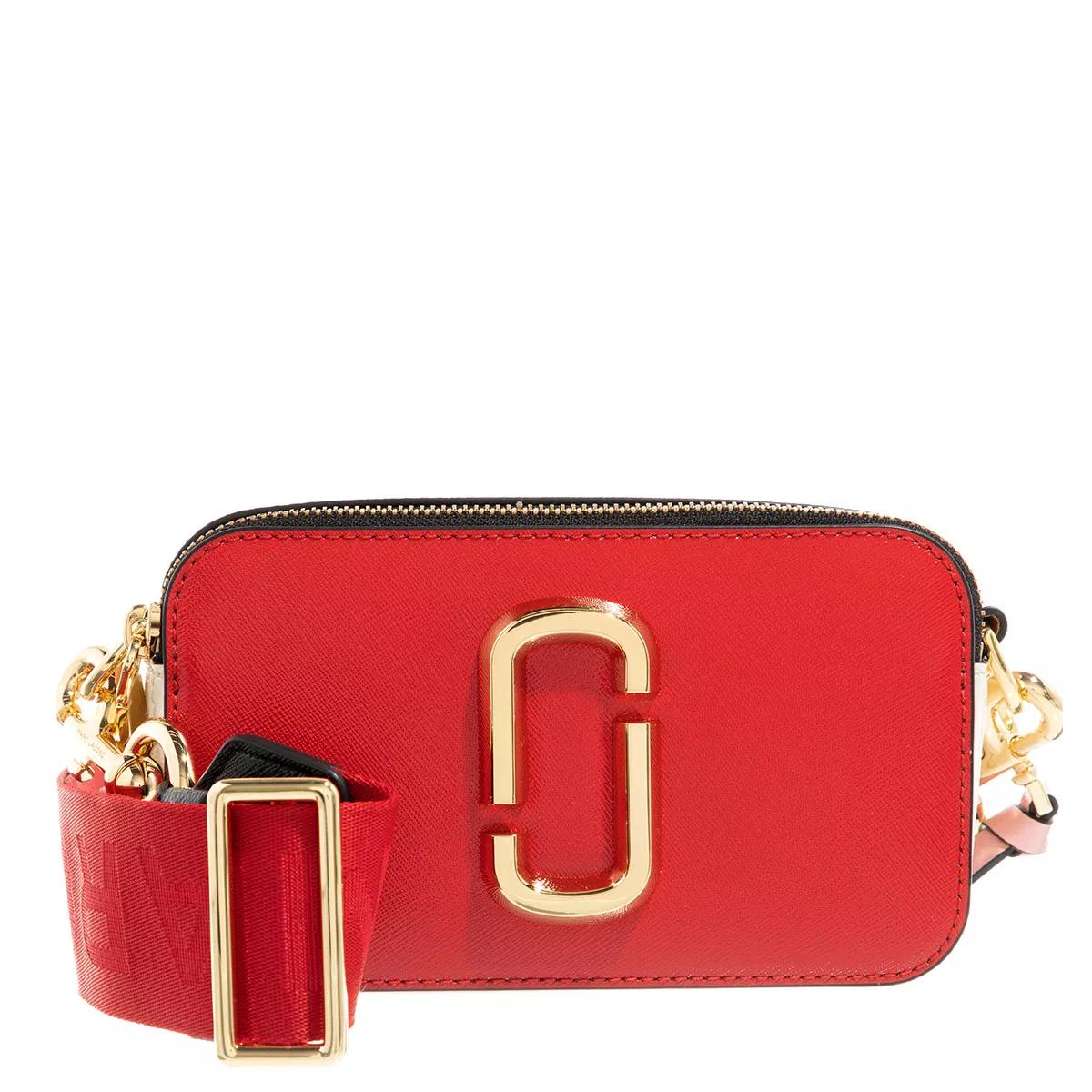 Marc Jacobs Snapshot Colorblock Camera Bag In Red